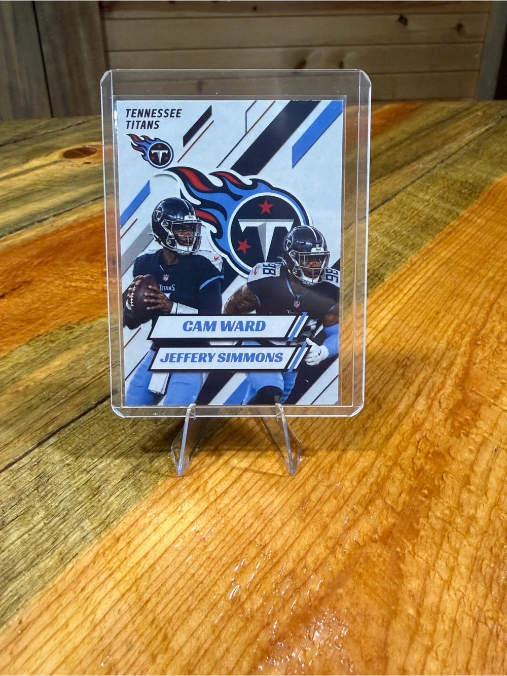 Cam Ward / Jeffery Simmons Tennessee Titans Football Card